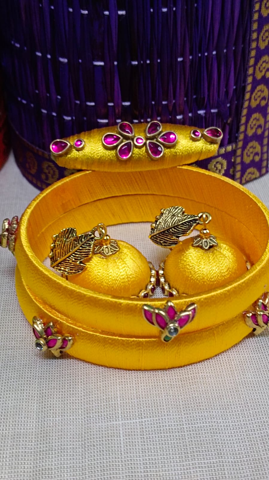 Silk Thread Jewelry Set 7